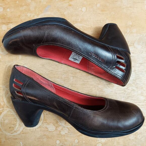 Merrell Evera Women's US 8.5 Pure Coffee Brown Cycling Pump Low Heel Shoes - Picture 6 of 9